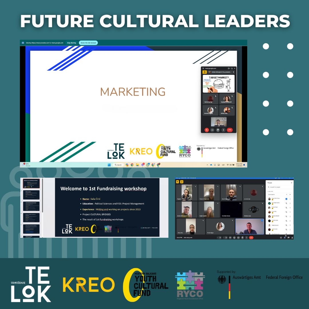 Završen edukativni period u okviru projekta „Budući kulturni lideri“ / The educational period of the „Future Cultural Leaders“ project has ended